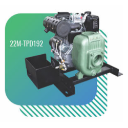 BOMBA AUTOCEBANTE MOTOR A DIÉSEL TEK-PRO, 22M-TPD192 EN BASE DE ACERO SIN RUEDAS, BARNES & ITEM-004520