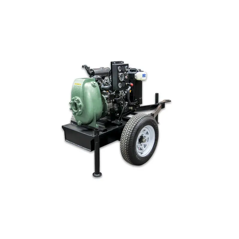 BOMBA AUTOCEBANTE MOTOR A DIÉSEL YANMAR, 40MD-3TNV88 CON RUEDAS NEUMÁTICAS, BARNES & ITEM-004788